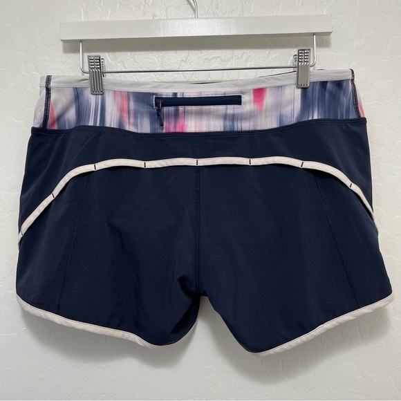 Lululemon Turbo Run Short Size 8 Navy Blue - Picture 3 of 8